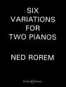 Six Variations for Two Pianos fr 2 Klaviere