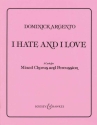I Hate and I Love für gemischter Chor (SATB) und Schlagzeug Chorpartitur