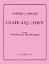 I Hate and I Love fr gemischter Chor (SATB) und Schlagzeug Chorpartitur