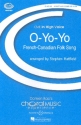 O-Yo-Yo for 4-part chorus and percussion score and percussion part