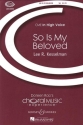So Is My Beloved fr Kinderchor (SA) und Klavier