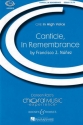 Canticle, In Remembrance fr Frauenchor (SSSAAA) und Klavier