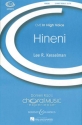 Hineni fr Frauenchor (SA) und Klavier Chorpartitur