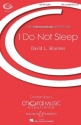 I do not sleep fr Frauenchor und Klavier Partitur