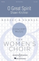 O great Spirit fr Frauenchor, Flte und Klavier Partitur