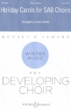 Holiday Carols for mixed chorus (SAM) a cappella score