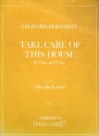 Take Care of this House for medium voice and piano score