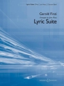 Lyric Suite fr Blasorchester Partitur und Stimmen