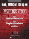 Bernstein, Leonard: Gee, Officer Krupke fr Blasorchester Partitur