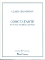 Concertante fr Alt-Saxophon und Klavier Klavierauszug mit Solostimme