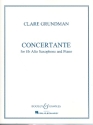 Concertante fr Alt-Saxophon und Klavier Klavierauszug mit Solostimme