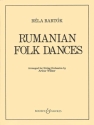 Rumanian Folk Dances for string orchestra score and parts