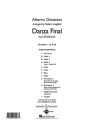 Danza Final fr Streichorchester und Schlagwerk Partitur