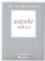Baritone Songs for baritone and piano