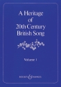 A Heritage of 20th Century Vol. 1 fr Gesang und Klavier