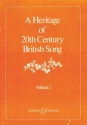 A Heritage of 20th Century Vol. 2 fr Gesang und Klavier