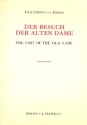 Der Besuch der alten Dame op. 35 HPS 882  Studienpartitur