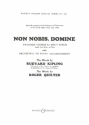 Non Nobis, Domine fr Mnnerchor (TB, zweite Bass-Stimme ad libitum) und Orchester (Klav Klavierauszug