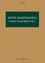 Violin Concerto in a minor op. 99 for violin and orchestra study score