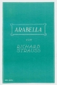Strauss, Richard: Arabella op. 79  Textbuch/Libretto