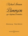 Strauss, Richard, Parergon op. 73 fr Klavier (linke Hand) und Orchester Klavierauszug