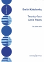 Kabalevsky, Dmitry, 24 kleine Stcke op. 39 fr Klavier