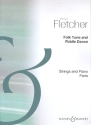 Folk Tune and Fiddle Dance fr Streichorchester und Klavier Stimmensatz (5-4-3--3-3-3-Klavier)