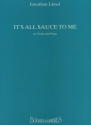 It's All Sauce to Me fr Violine und Klavier