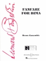 Fanfare for Bima fr Trompete, Horn, Posaune und Tuba (Bass-Posaune) Partitur und Stimmen