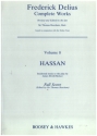 Hassan GA I/8 fr Soli (TBar), gemischter Chor und Orchester Partitur
