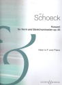 Hornkonzert op. 65 fr Horn und Streicher Klavierauszug mit Solostimme