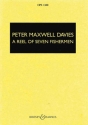 Maxwell Davies, Sir Peter: A Reel of Seven Fishermen HPS 1340 fr Orchester Studienpartitur