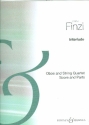 Interlude op.21 fr Oboe und Streichquartett Stimmen