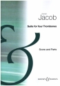 Suite for 4 trombones score and parts