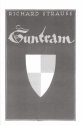 Strauss, Richard: Guntram op. 25  Textbuch/Libretto