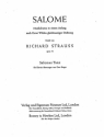 Strauss, Richard Salome op. 54 Klavier