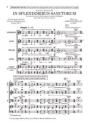In splendoribus sanctorum for mixed chorus, trumpet (organ) score and instrumental part