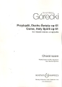 Przybadz Duchu Swiety op.61 for mixed chorus a cappella score (pol)