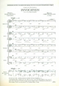 Invocation fr gemischter Chor (SATB) a cappella Chorpartitur