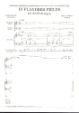 In Flanders Fields fr gemischter Chor (SATB) und Orgel Chorpartitur