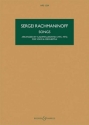 Rachmaninoff, Sergei Wassiljewitsch: Songs HPS 1524 fr Gesang und Orchester Studienpartitur