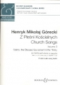 Church Songs vol.3 - Saints, the Blessed Sacrament and the Trinity for mixed chorus a cappella score (pol/la)