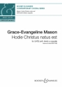 Hodie Christus natus est fr gem Chor (divisi) a cappella Chorpartitur