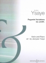 Paganini Variations op. posth. for violin and piano