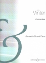 Concertino fr Klarinette und Orchester fr Klarinette und Klavier