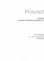 Gavotte from Classical Symphony for orchestra string parts (4-4-3-3-3)