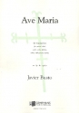 Ave Maria for mixed chorus and organ vocal score