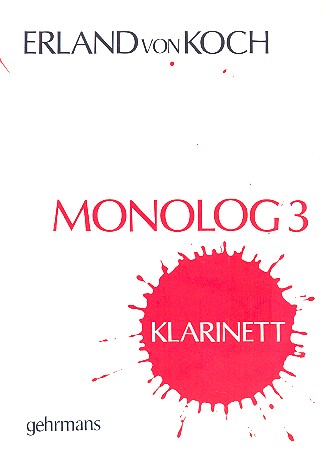 Monolog 3 for clarinet