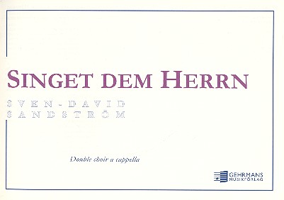 Singet dem Herrn for double choir a cappella score (dt)