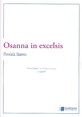 Osanna in excelsis fr gem Chor a cappella Partitur